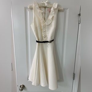 Ted Baker London dress size 1 adult color off white